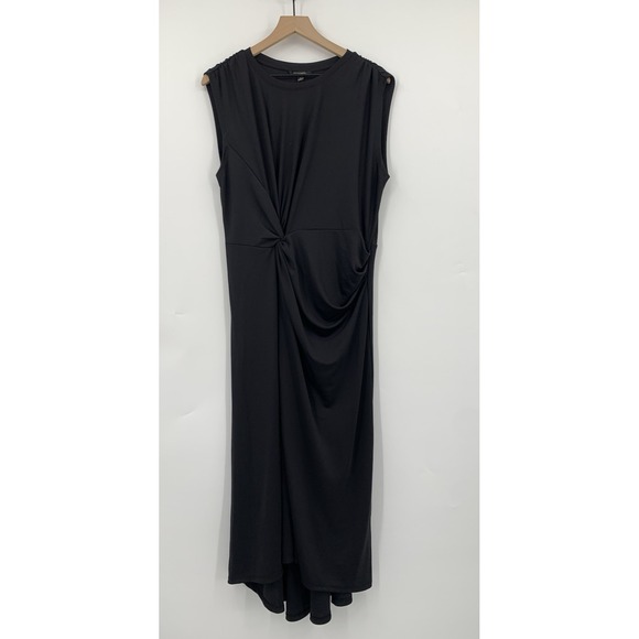 Banana Republic Dresses & Skirts - Banana Republic Black Sleeveless Midi Twist Dress